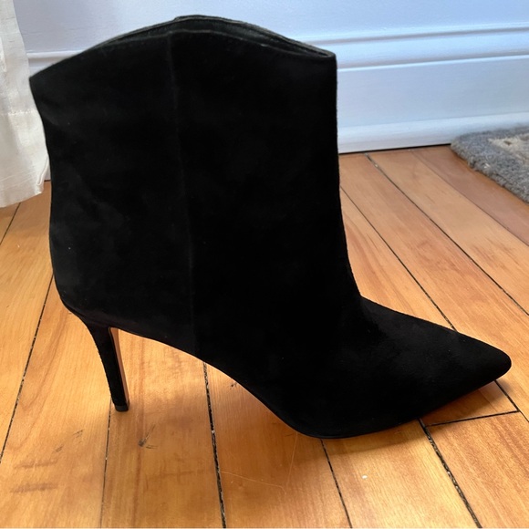 JCrew Black Shaped Topline Short Boots - Picture 14 of 15